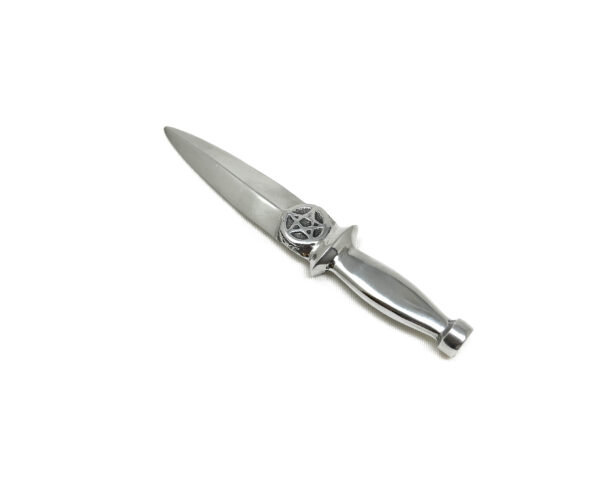 Shreyshti Aluminum Athame / Dagger / Ceremonial Blade Pentacle approx. 7"